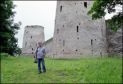 Крепость города Изборск.